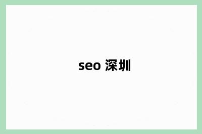 seo 深圳